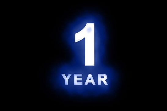 1年間