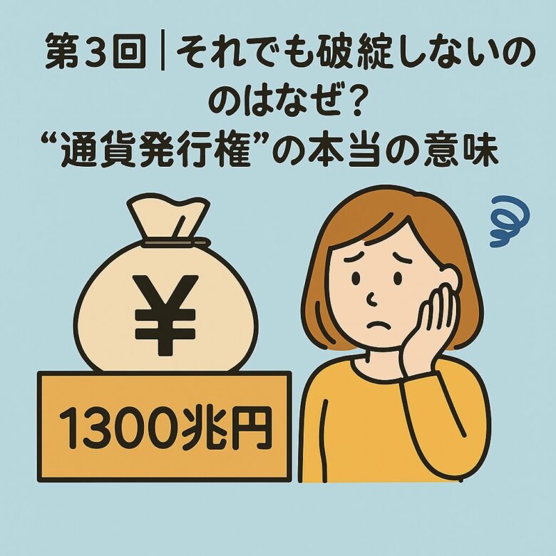 第3回｜それでも破綻しないのはなぜ？“通貨発行権”の本当の意味