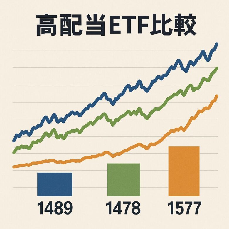 1489・1478・1577の配当利回りと値動き
