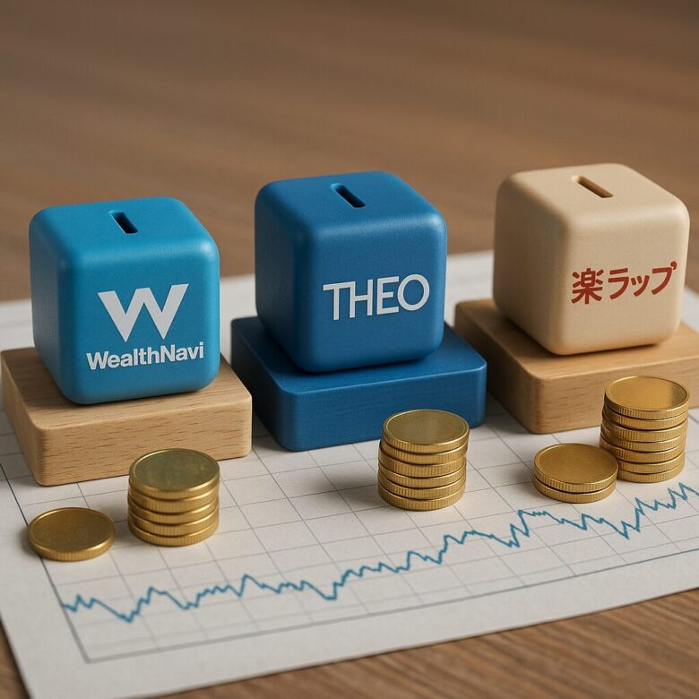 WealthNavi vs THEO vs 楽ラップ