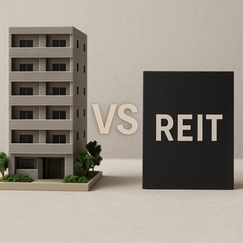 不動産投資vs REIT｜それぞれのメリット・デメリットと失敗しない選び方