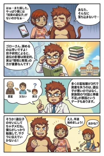 投資の才能は遺伝するのか