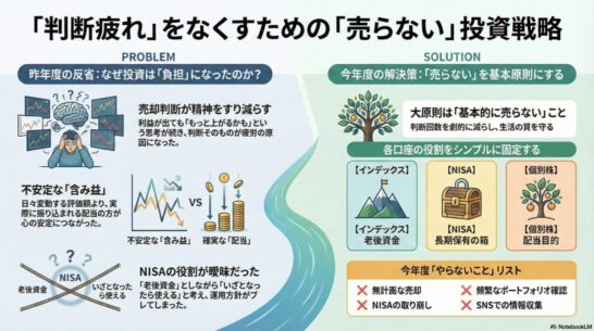 今年度の投資方針｜売らない前提で、どう付き合うかを決めておく