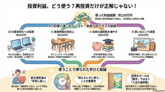 投資で得た利益、どう使った？後悔したもの／満足したものを正直に振り返る