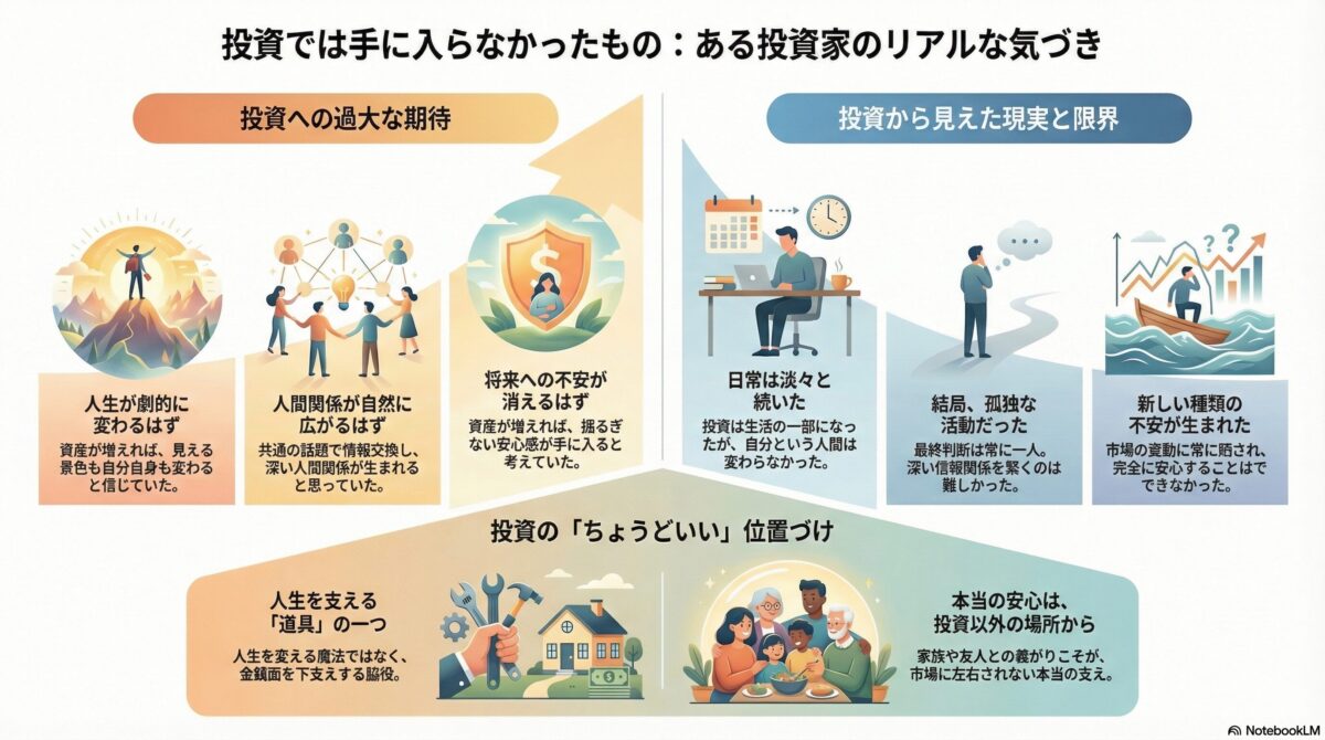 結局、投資では手に入らなかったもの